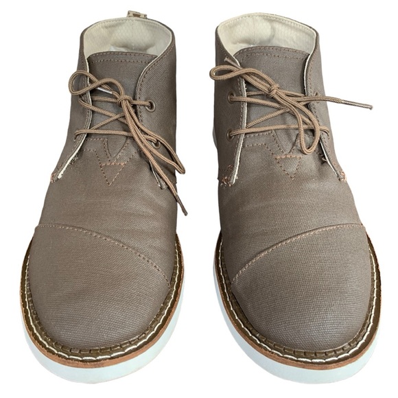 TOMS Mateo Chukka Coated Canvas Boot Men’s Size 10 - Picture 11 of 11